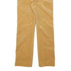 ARMANI JEANS Womens Cotton Blend Beige Regular Straight Trousers W20 L26