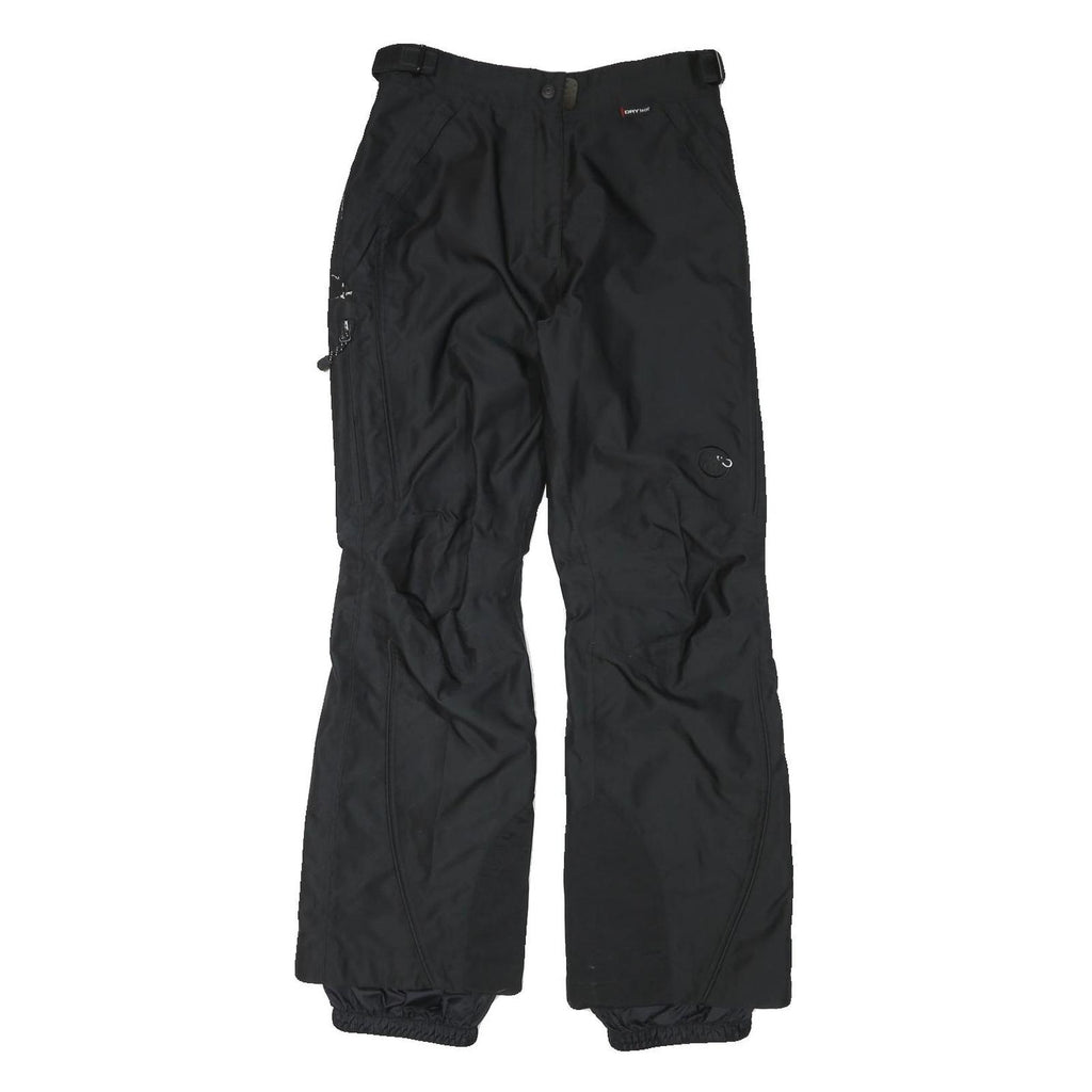 MAMMUT Lined Womens Polyester Blend Black Relaxed Straight Trousers W28 L31