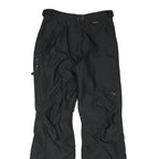 MAMMUT Lined Womens Polyester Blend Black Relaxed Straight Trousers W28 L31