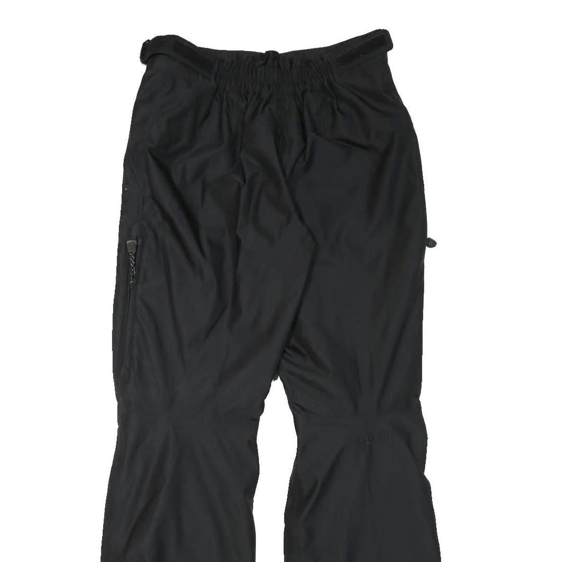 MAMMUT Lined Womens Polyester Blend Black Relaxed Straight Trousers W28 L31