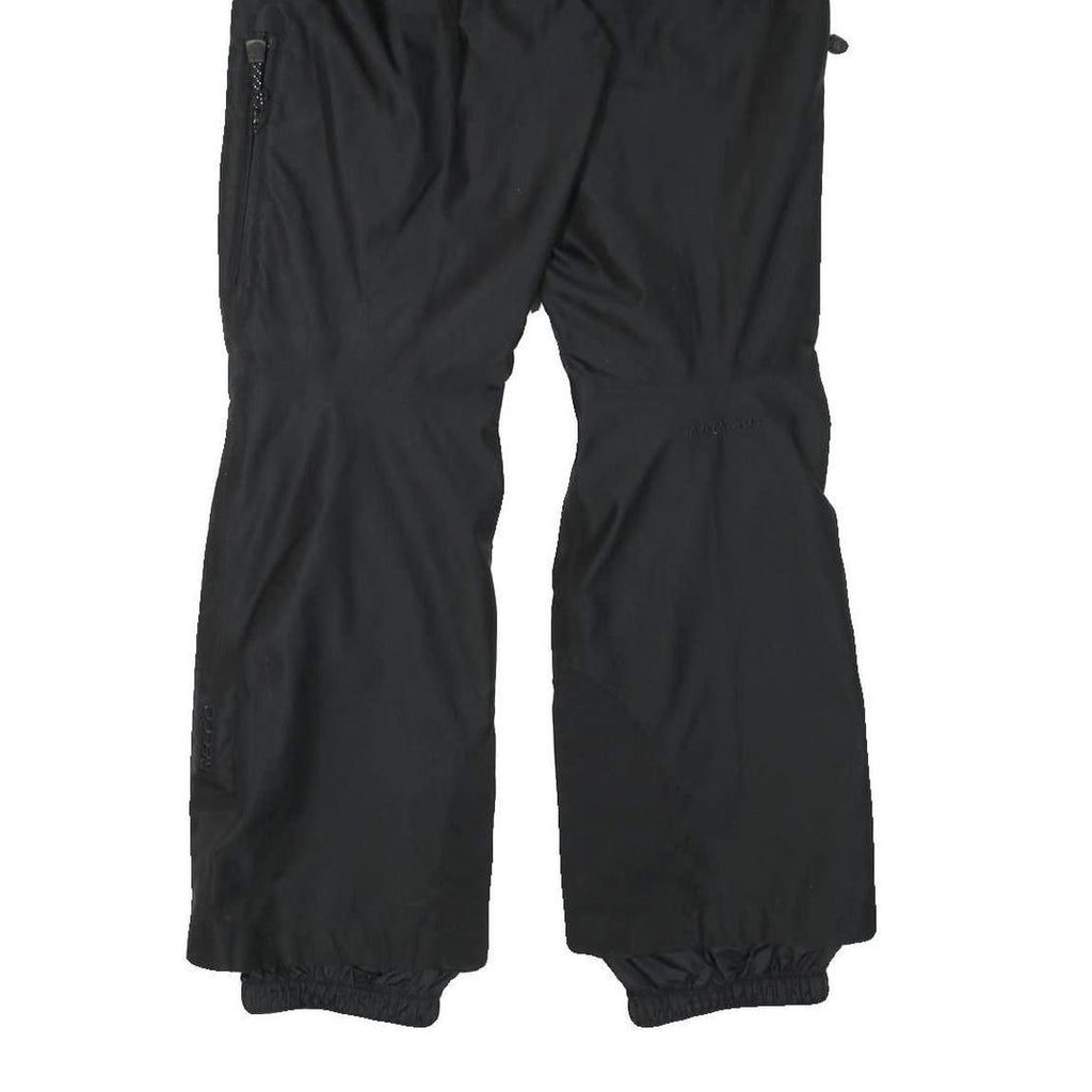 MAMMUT Lined Womens Polyester Blend Black Relaxed Straight Trousers W28 L31