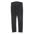 LEVI'S 510 Mens Slim Black Denim Jeans W30 L27 Zip Cotton Blend