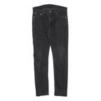 LEVI'S 510 Mens Slim Black Denim Jeans W30 L27 Zip Cotton Blend