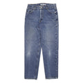 TOMMY HILFIGER Womens Relaxed Jeans Blue Denim W28 L28 Classic Cotton Zip
