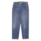 TOMMY HILFIGER Womens Relaxed Jeans Blue Denim W28 L28 Classic Cotton Zip