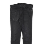 LEVI'S 512 Tapered Mens Jeans Black Slim Tapered Denim Medium W33 L32 Stylish