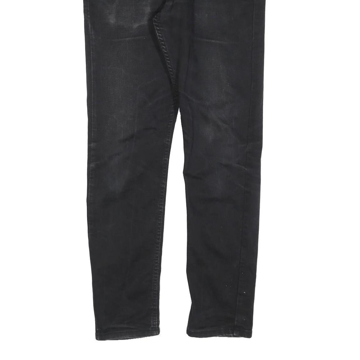 LEVI'S 512 Tapered Mens Jeans Black Slim Tapered Denim Medium W33 L32 Stylish