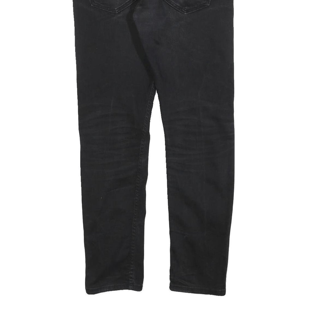 LEVI'S 512 Tapered Mens Jeans Black Slim Tapered Denim Medium W33 L32 Stylish