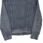 LEVI'S Mens Blue Cotton Blend Denim Jacket M Classic Button Closure Retro Style