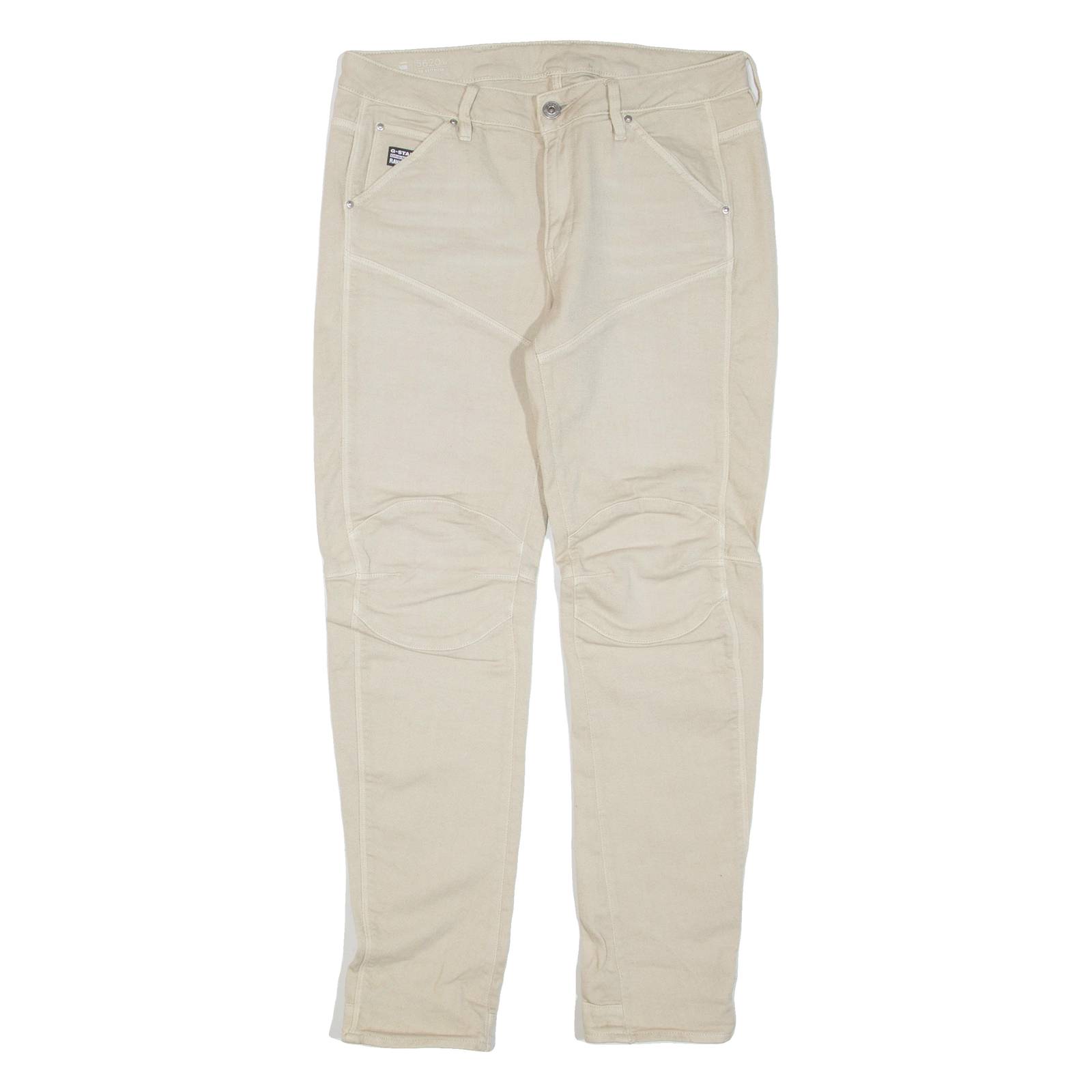 G-STAR Womens Trousers Beige Regular Skinny W30 L29