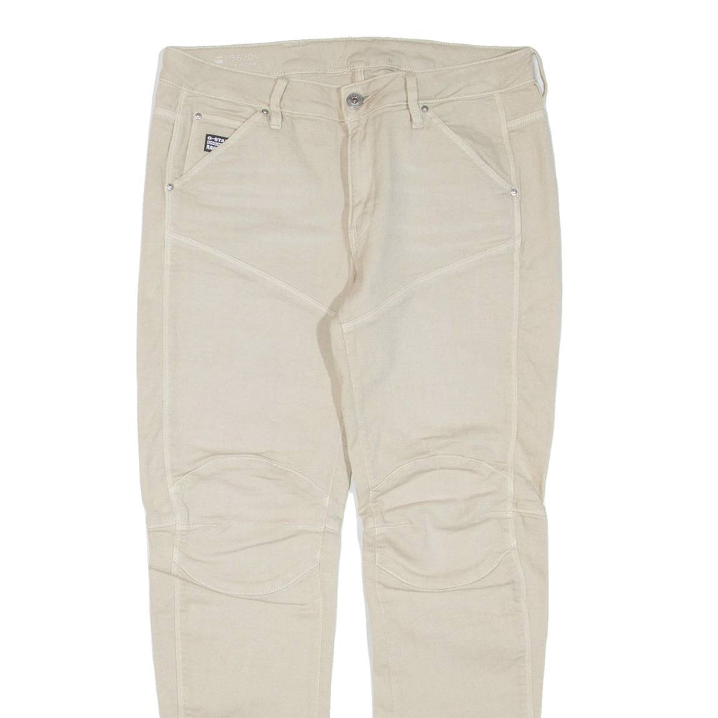 G-STAR Womens Trousers Beige Regular Skinny W30 L29