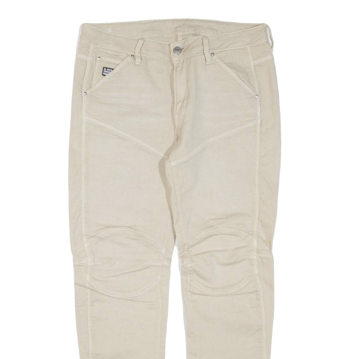 G-STAR Womens Trousers Beige Regular Skinny W30 L29