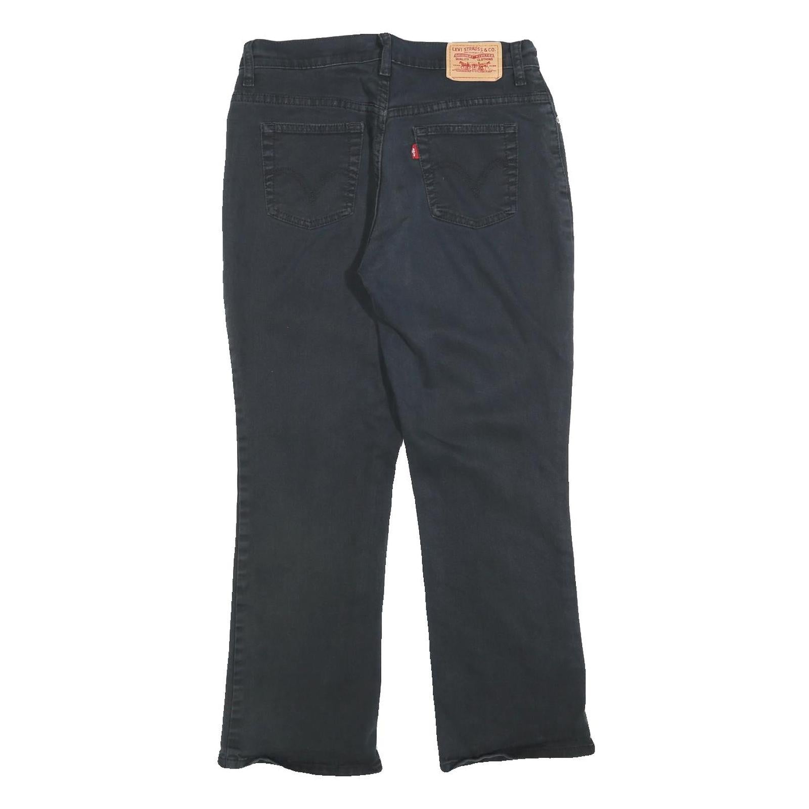 LEVI'S 550 Straight Womens Jeans Black Relaxed Straight Denim Medium W30 L28