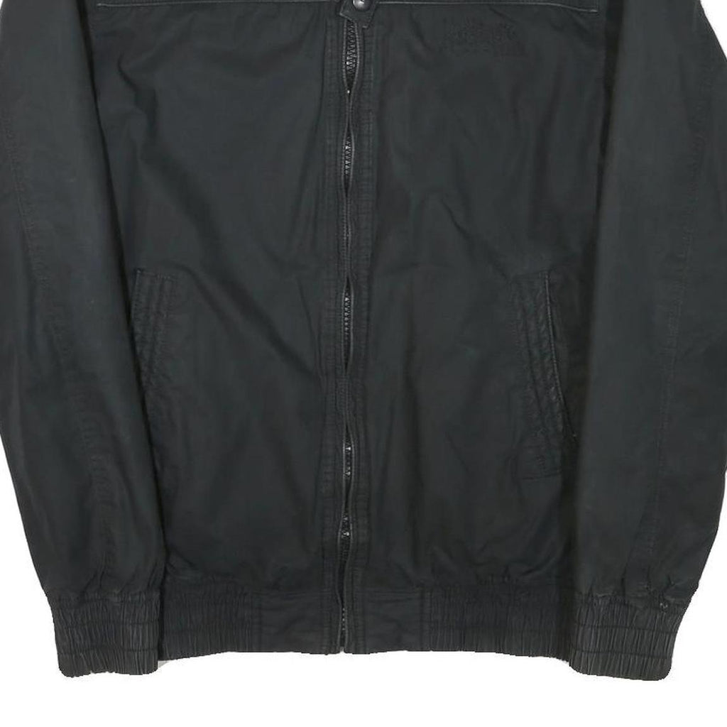 TOMMY HILFIGER Mens Black Jacket M Polyester Blend Zip Classic Casual