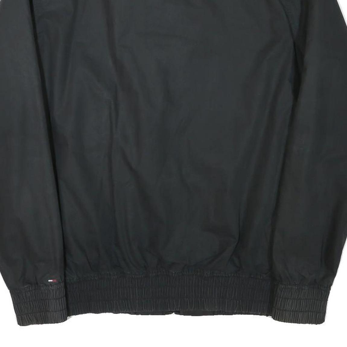 TOMMY HILFIGER Mens Black Jacket M Polyester Blend Zip Classic Casual