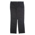 DICKIES Chino Womens Trousers Black Regular Straight W34 L30