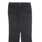 DICKIES Chino Womens Trousers Black Regular Straight W34 L30