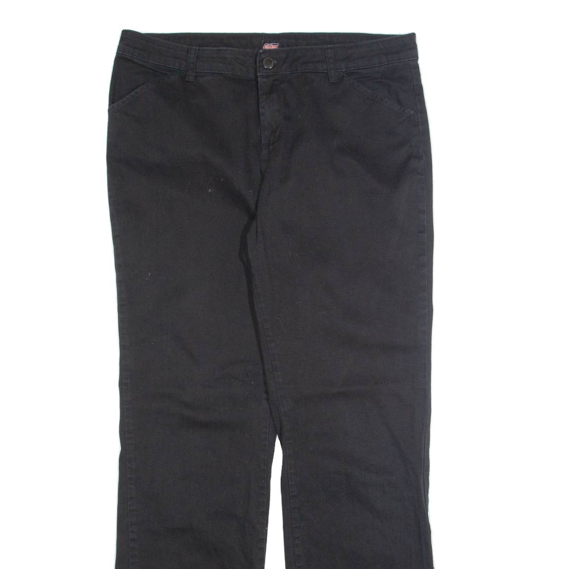 DICKIES Chino Womens Trousers Black Regular Straight W34 L30
