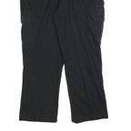 DICKIES Mens Cotton Blend Black Regular Cargo Trousers W36 L28 Workwear Zip