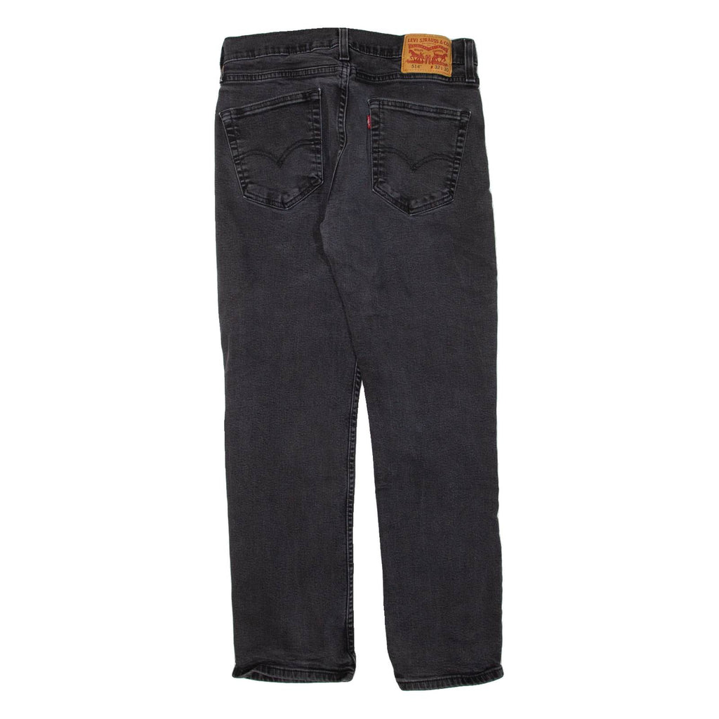 LEVI'S 514 Jeans Mens Grey Regular Straight W32 L26