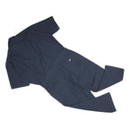 DICKIES Womens Navy Blue Cotton Dungarees Regular Fit Short Sleeve L W40 L25