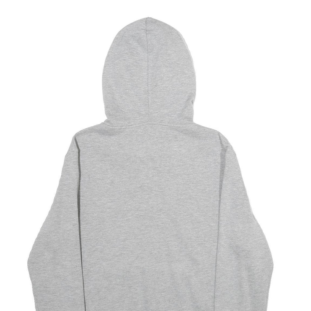 CHAMPION Mens Grey Hoodie S Classic Logo Pullover Drawstring Hooded Sweatshirt