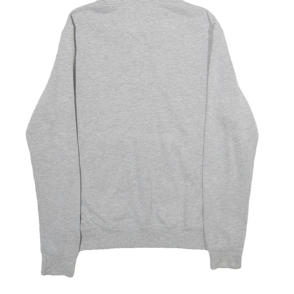 CHAMPION Mens Grey Hoodie S Classic Logo Pullover Drawstring Hooded Sweatshirt