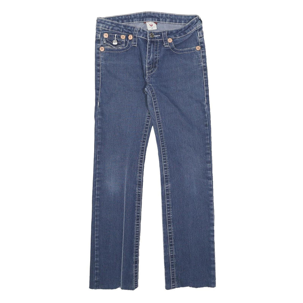 TRUE RELIGION Womens Jeans Blue Regular Straight Denim Medium W29 L28 Classic