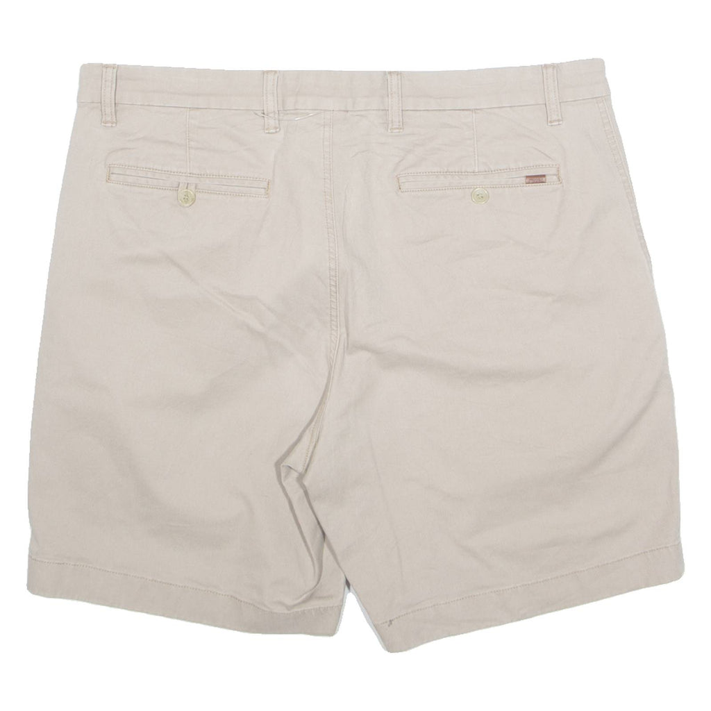 CHAPS Stretch Mens Chino Shorts Beige XL W38