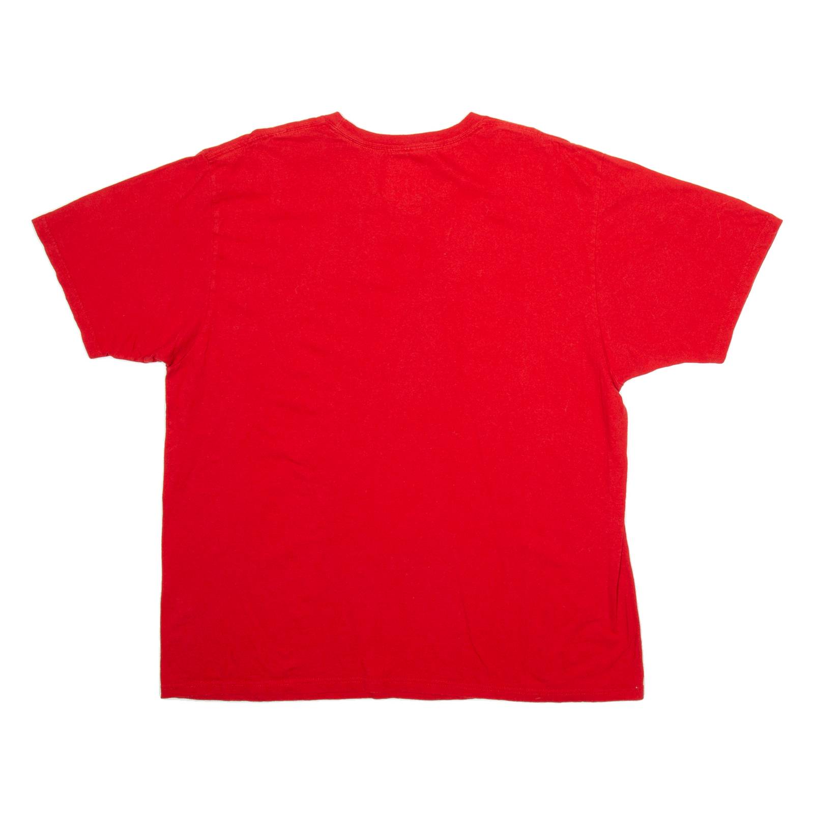 ADIDAS Clippers Mens T-Shirt Red USA XL