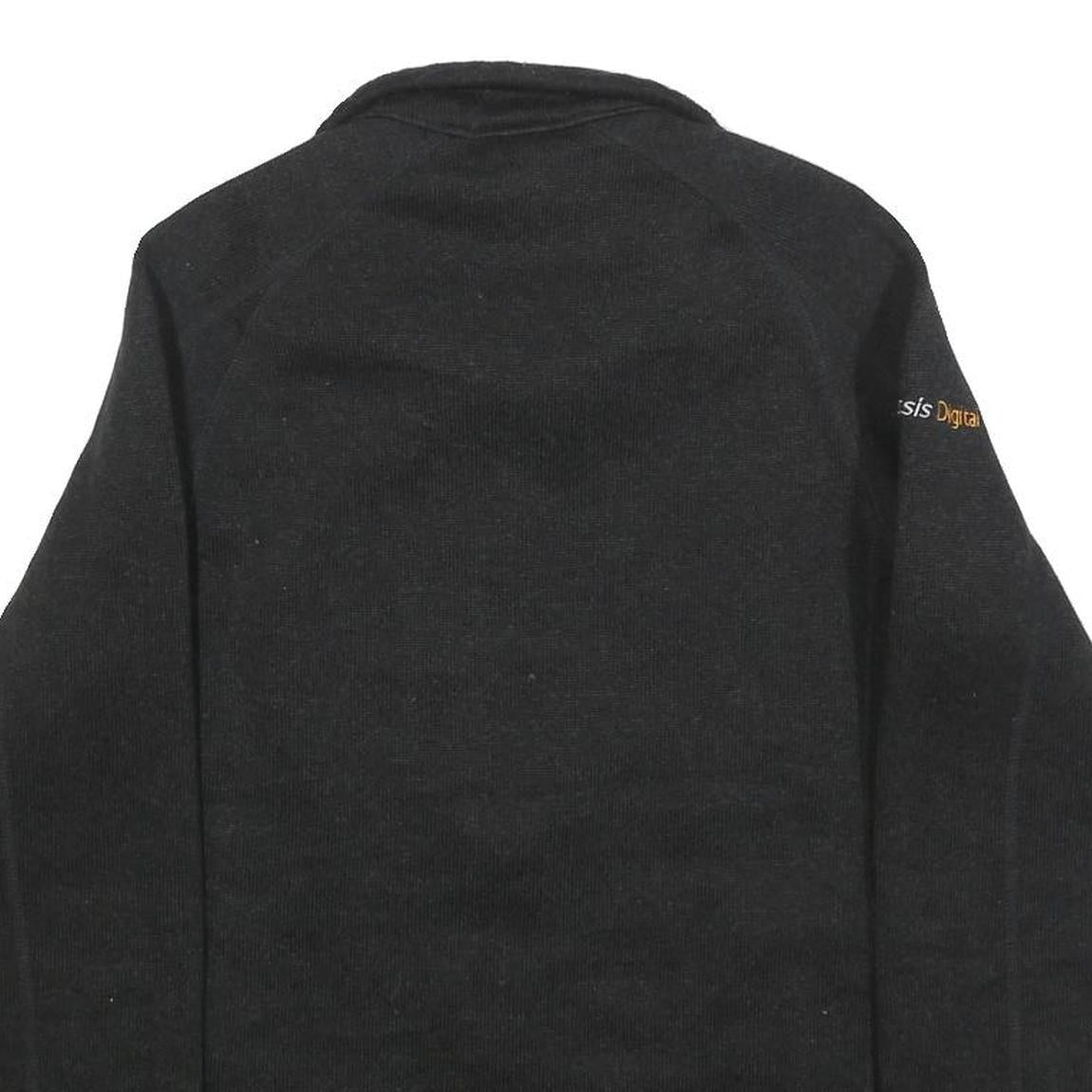 PATAGONIA Mens Black Fleece Jacket S Polyester Blend Zip Outdoor Casual