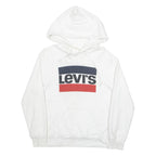 LEVI'S Mens White Hoodie XS