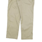 DICKIES Mens Regular Fit Straight Cotton Blend Beige Trousers W36 L30 Workwear
