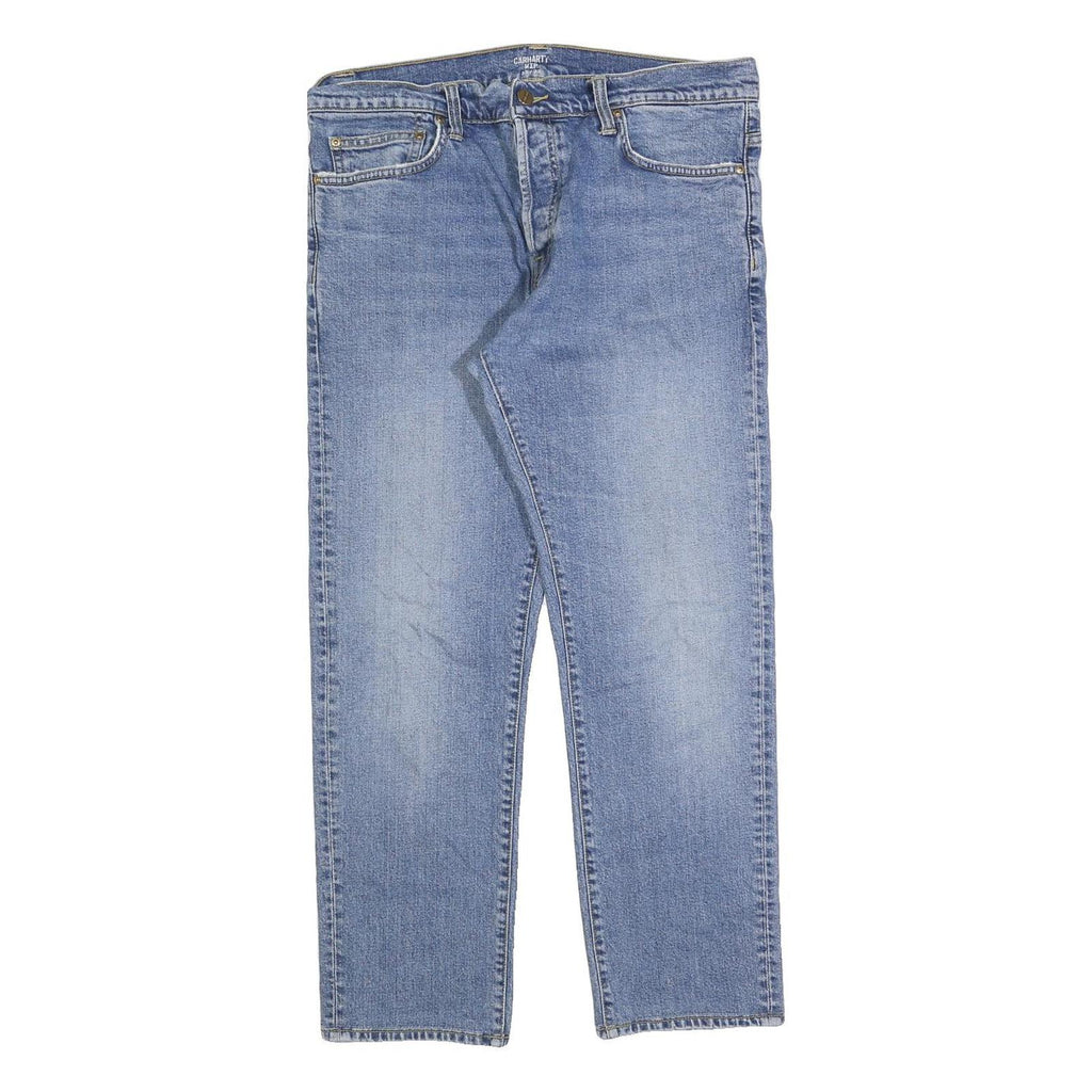CARHARTT Mens Jeans Blue Regular Straight Denim Medium W33 L28 Casual Workwear