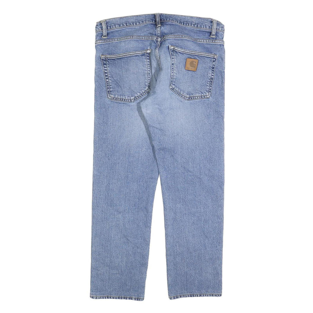 CARHARTT Mens Jeans Blue Regular Straight Denim Medium W33 L28 Casual Workwear
