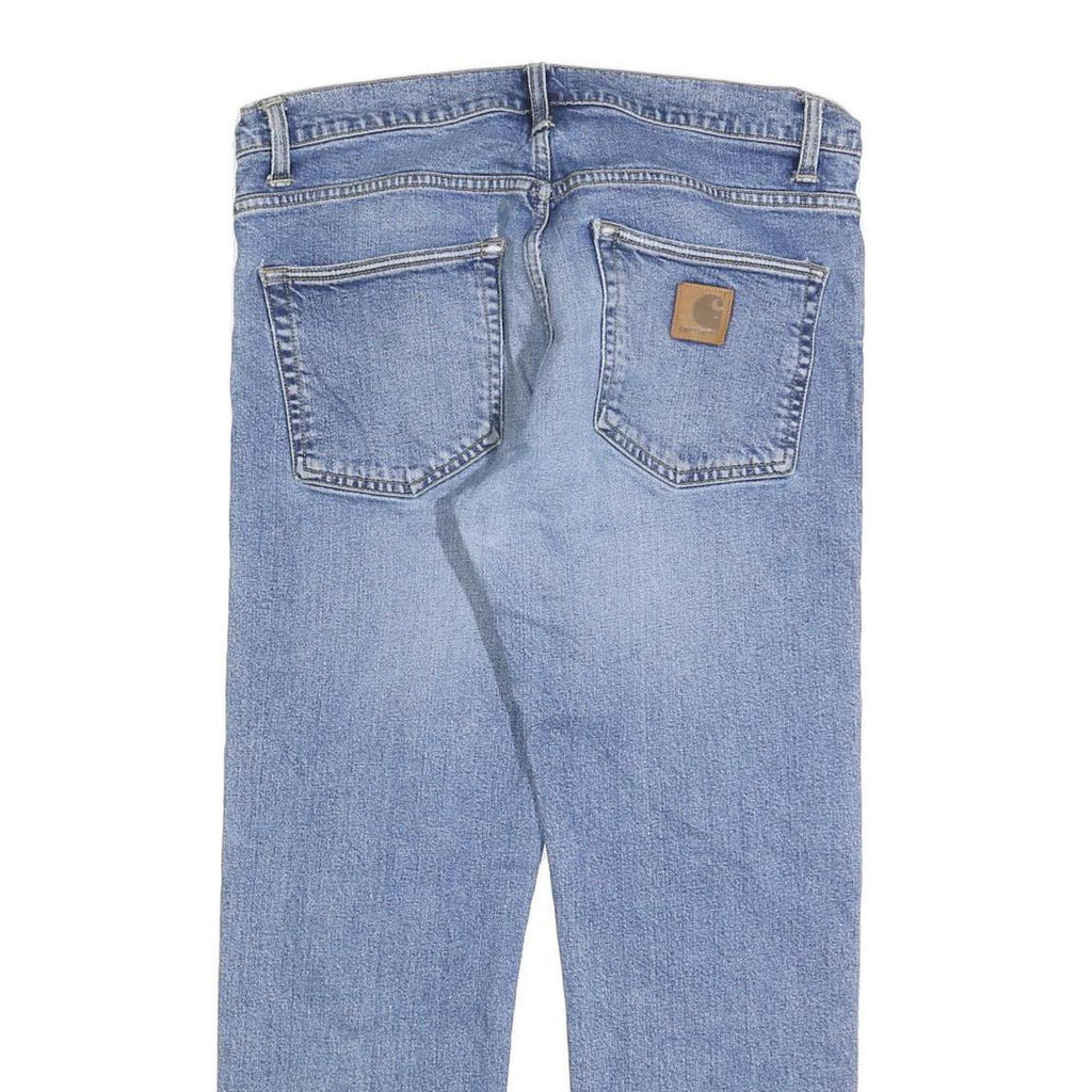 CARHARTT Mens Jeans Blue Regular Straight Denim Medium W33 L28 Casual Workwear