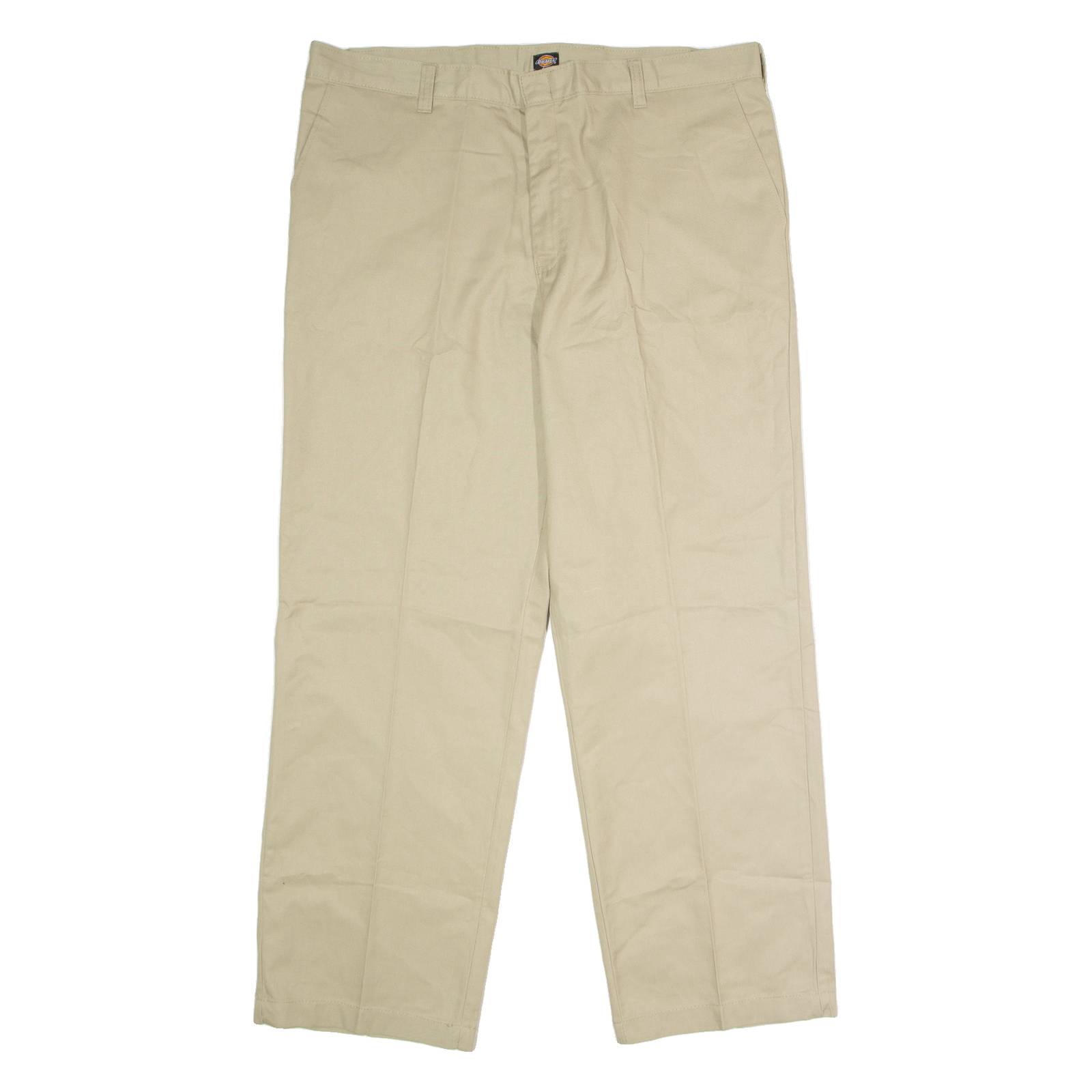 DICKIES Workwear Mens Trousers Beige Regular Straight W38 L30