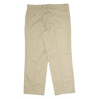 DICKIES Workwear Mens Trousers Beige Regular Straight W38 L30