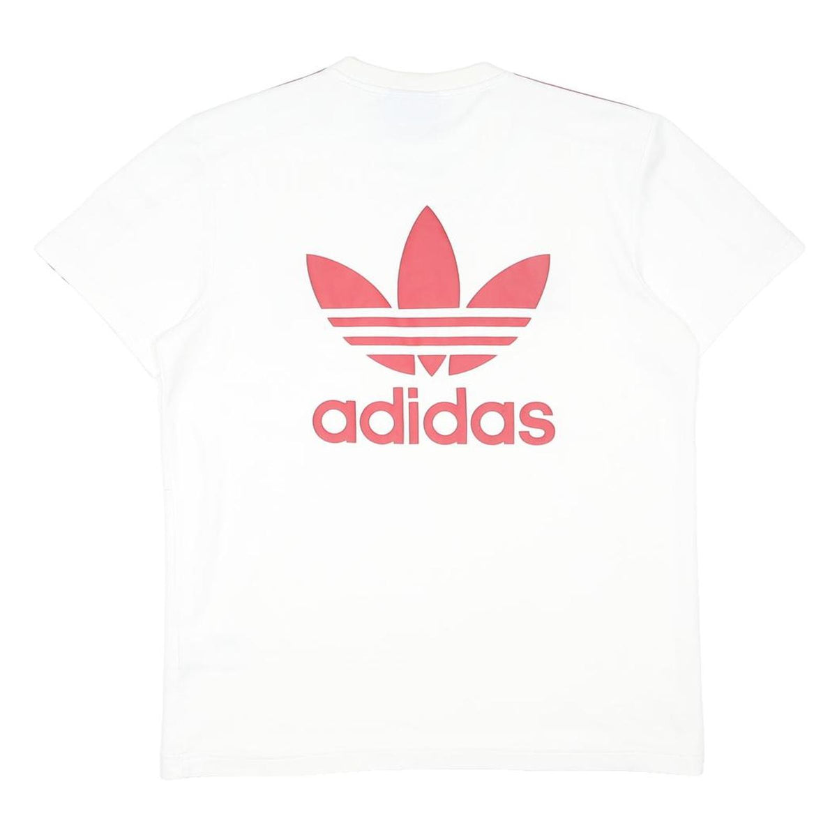 ADIDAS ORIGINALS Mens White & Red FC Bayern Munchen Graphic T-Shirt L Short