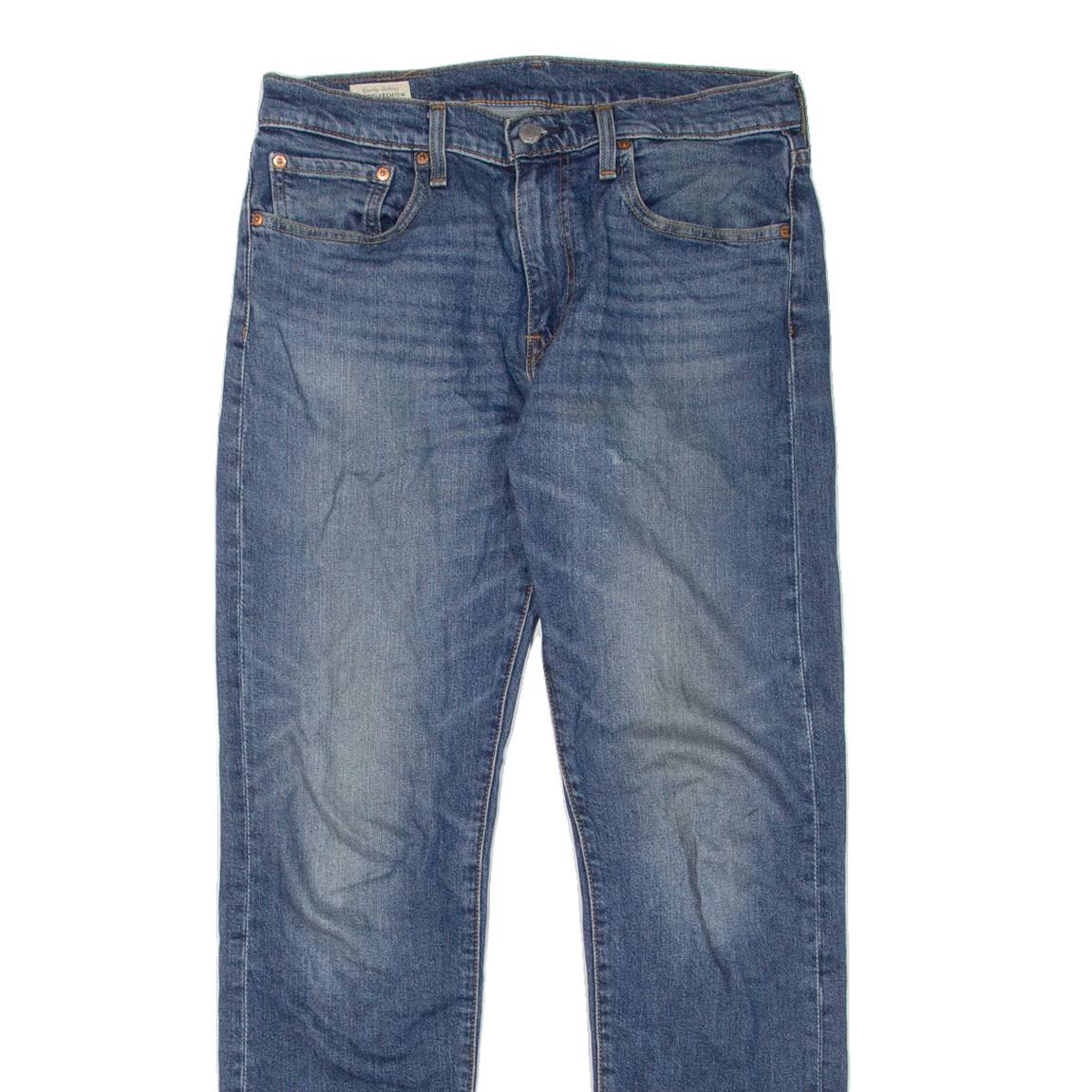 LEVI'S 502 Jeans BIG E Mens Blue Regular Tapered Stonewash W31 L34