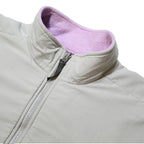 THE NORTH FACE Girls Grey & Lilac Colourblock Outdoor Fleece Zip Jacket XL