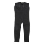 LEVI'S 710 Womens Jeans Black Slim Skinny Denim W24 L26 Zip Cotton Blend