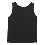 Mens Black Cotton Blend Graphic Vest M Sleeveless Round Neck Matala Crete