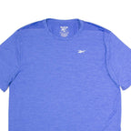 REEBOK Womens T-Shirt Blue Crew Neck XL