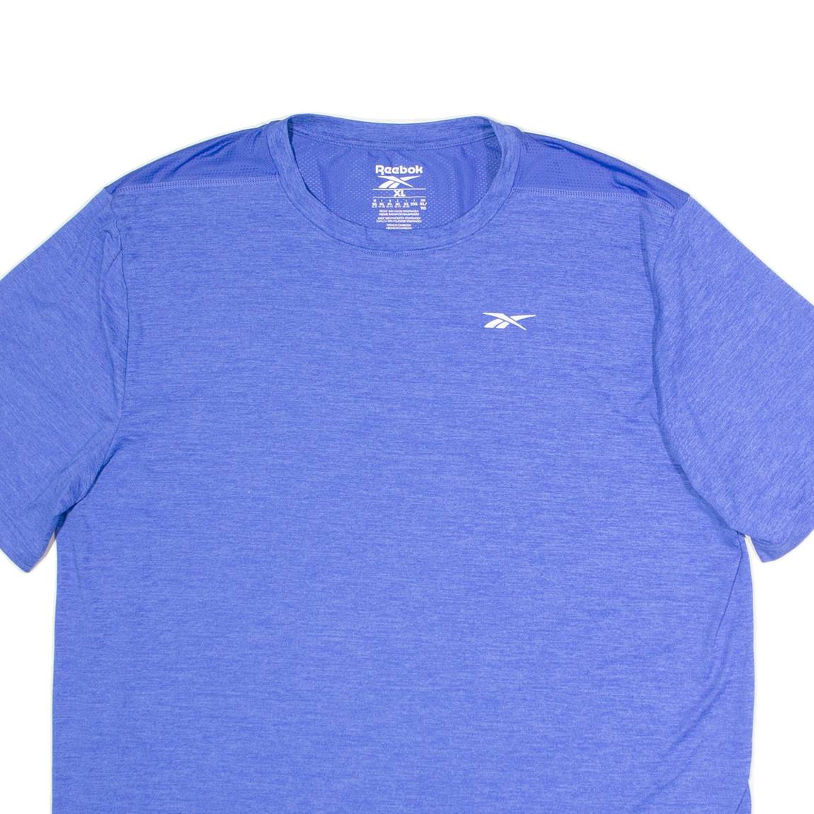REEBOK Womens T-Shirt Blue Crew Neck XL