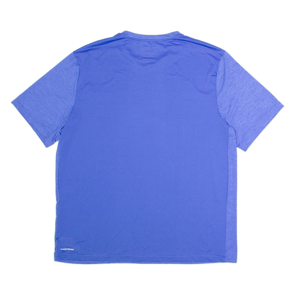 REEBOK Womens T-Shirt Blue Crew Neck XL