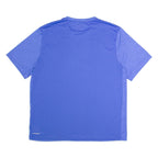 REEBOK Womens T-Shirt Blue Crew Neck XL