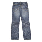 YOU GIVE ME FEEL Womens Jeans Blue Regular Straight Denim Medium W28 L30 Stylish