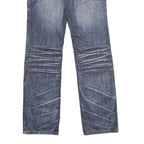 YOU GIVE ME FEEL Womens Jeans Blue Regular Straight Denim Medium W28 L30 Stylish