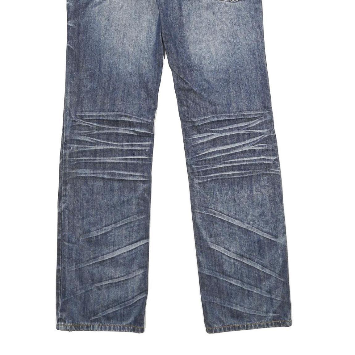 YOU GIVE ME FEEL Womens Jeans Blue Regular Straight Denim Medium W28 L30 Stylish